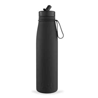 Image of onegreenbottle NEW Evolution V2 Stainless Steel Insulated leakproof Water Bottle with Carrier, 500ml Hot and Cold Drinks Vamp Skin finish