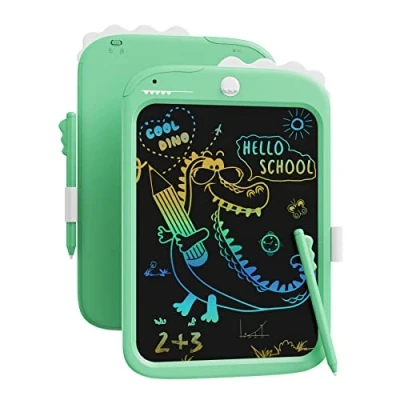 Image of LCD Writing Tablet,10 inch Doodle Board Drawing Pad Tablet with Lock Function, Erasable, Portable, Educational Learning Unicorn Toy Gifts for 3 4 5 6 7 8 9 Years Old Girls Toddlers (Green)
