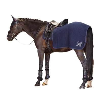 Image of LeMieux Arika Clima Tek Quarter Sheet Navy Blue Large