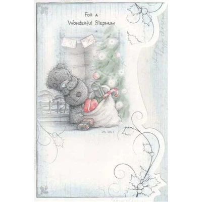 Image of Me To You Wonderful Stepmum Bear Christmas Card