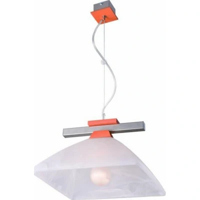 Image of Ela Dome Pendant Ceiling Lights, Glass Shade Rustic, 1x E27
