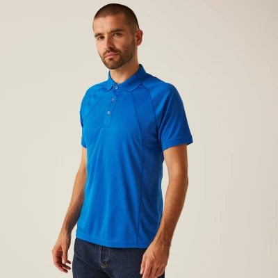 Image of Regatta Professional Men&#039;s Lightweight Coolweave Wicking Polo Shirt Oxford Blue, Size: Xxl