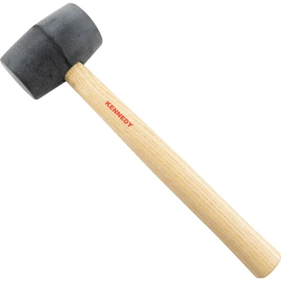 Image of Kennedy Wood Shaft 16oz Rubber Mallet