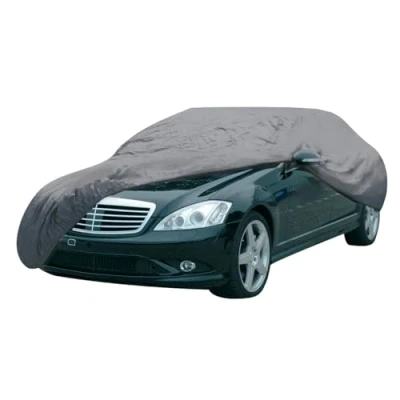 Image of DUNLOP Universal Car Cover Grey Guard 534 x 178 120cm Fits nearly every Waterproof and UV Protection