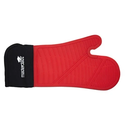 Image of MasterClass Seamless Silicone Oven Glove With Cotton Sleeve