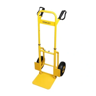 Image of Stanley Sxwtd FT520 120 kg Steel Folding Hand Truck Yellow