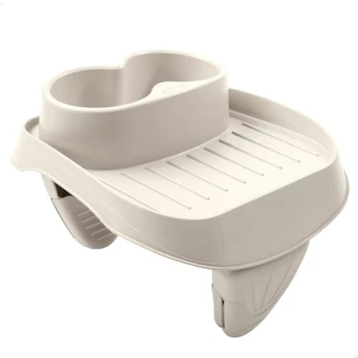 Image of Intex PureSpa Plastic Beverage Holder Beige 26 x 22 18 cm