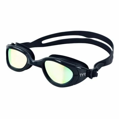 Image of TYR SPEC OPS 2.0 Mirrored Googles Unisex Goggles, Size: One Size, Gold/navy