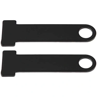 Image of Helmet Strap D Ring Lock, Qiilu Lock Stainless Steel Motorcycle, Universal (Silver &amp; Black)(Black)