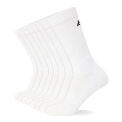 Image of FM London 8 Pack Unisex Cushioned Sports Socks Comfort Fit Women and Mens with Reinforced Heel &amp; Toes Odour Resistant Gym Black, Grey, White