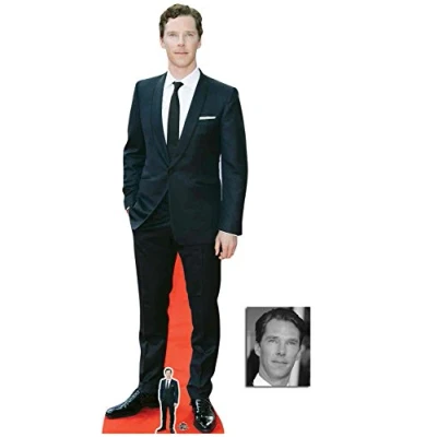 Image of Fan Pack Benedict Cumberbatch 2018 Red Carpet Lifesize and Mini Cardboard Cutout/Standup Includes 8x10 Star Photo