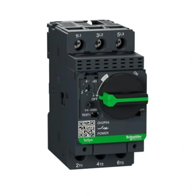 Image of Schneider GV2P04 Manual Motor Starter 0.40 0.63A Amp