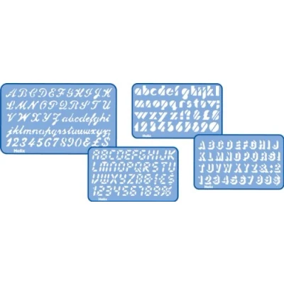 Image of Helix Letter and Number Stencils (4 Pack)