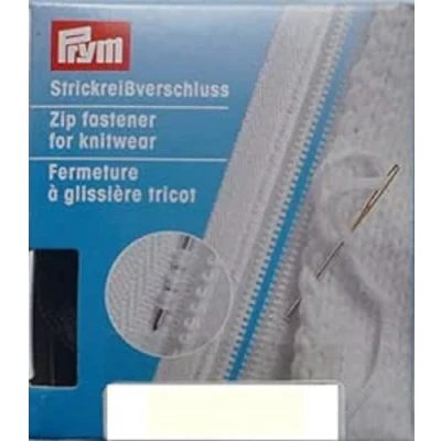 Image of Prym Divisible Zipper, White, One Size