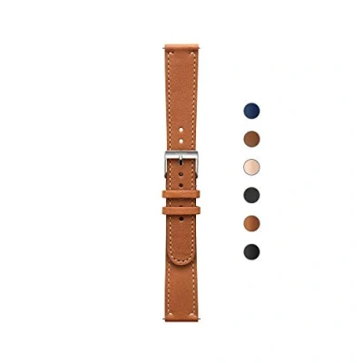 Image of WITHINGS Premium Leather Wristband for ScanWatch, Steel HR, HR Sport, Move ECG, and