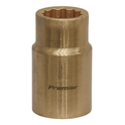 Image of Sealey Premier Socket 14mm 1/2&quot;Sq Drive Non Sparking WallDrive®
