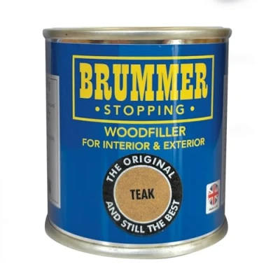 Image of Brummer Wood Filler Teak 250g The Original And Still Best