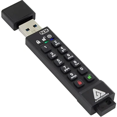 Image of Apricorn ASK3 NX 8GB Hardware Encrypted Secure USB Drive