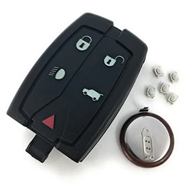 Image of Automobile Locksmith Repair Kit for Land Rover Freelander 2 5 Button Smart Remote Key Fob Shell Case Switches VL2330 Battery