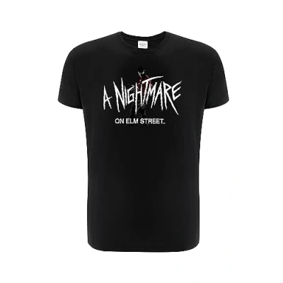 Image of ERT GROUP Men&#039;s T Shirt, Nightmare of The Elm Street 008 Black, S