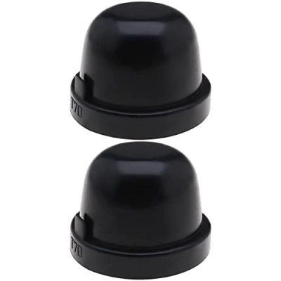 Image of ECSiNG 2PCS Car LED Headlight Dust Cover 70mm Inner Diameter Housing Dustcover Protection Rubber Shell Seal Caps for HID Xenon Lamp