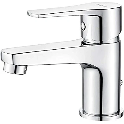 Image of Ibergrif M11357 Star, Bathroom Mixer with water saving Function, Basin Tap, Chrome