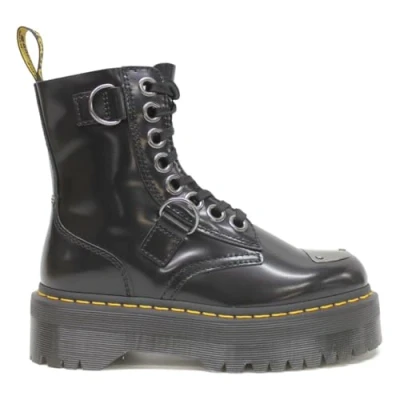 Image of Jadon Alt Buttero Leather Unisex Ankle Platform Boots