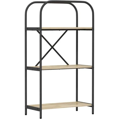 Image of vidaXL Bookshelf Sonoma oak 60 x 30 109 cm Engineered wood