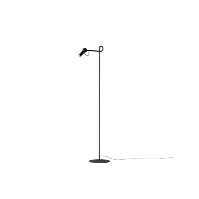 Image of Kundalini LED floor lamp Bird, black, height 126cm