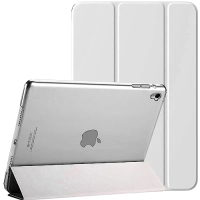 Image of For Apple iPad 9th / 8th 7th Generation Case Cover (2021/2020/2019) (10.2 Inch) Smart Magnetic Ultra Slim Stand Auto Wake/Sleep 9 8 7 (White)
