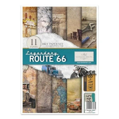 Image of ITD Collection Rice Paper Creative Set, A4, for Decoupage, Sheets 29.7 x 21 cm, Multi Coloured (RP001)