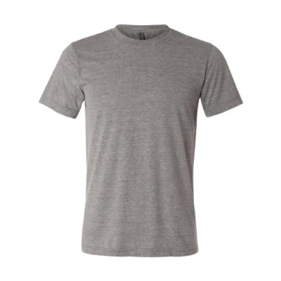 Image of Canvas Mens Triblend Crew Neck Plain Short Sleeve T Shirt (XL) (Grey Triblend)