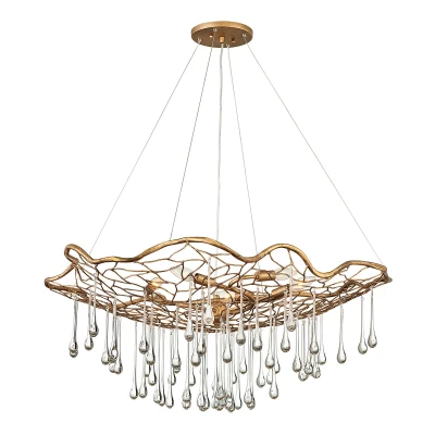 Image of Lisa McDennon by Hinkley Laguna 6 Light Pendant Burnished Gold