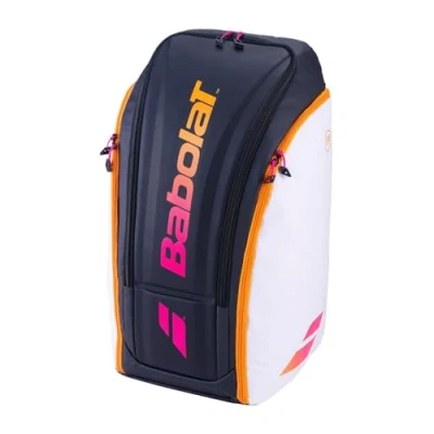 Image of Babolat Pure Aero Tennis Racquet Strung with 16g White Syn Gut at Mid Range Tension (4 3/8&quot; Grip)