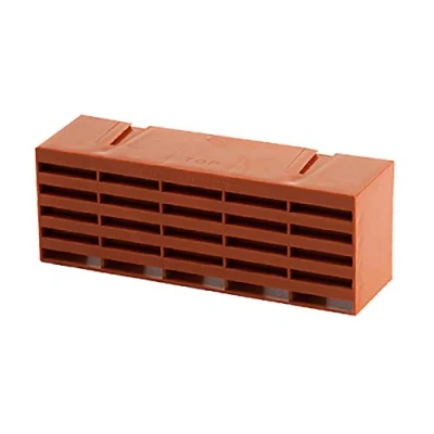 Image of 10 x Terracotta Air Bricks Vent 9&quot; 3&quot; Brick Grille AirBrick Flow Ventilation