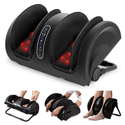 Image of Snailax Foot Calf Massager with Heat, Leg for Pain and Circulation, Shiatsu Feet Foot, Calf, Ankle, Leg, Plantar Fasciitis, Neuropathy, Gifts Women,Men