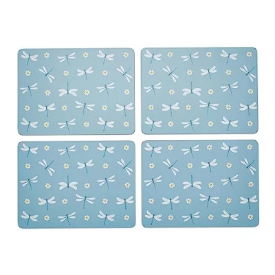 Image of Cooksmart Pack Of 4 Table Place Mats For With British Designs All Types Kitchens English Meadows