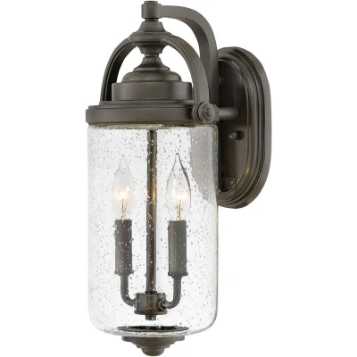 Image of Hinkley Willoughby Outdoor Wall Lantern Oil Rubbed Bronze, IP44