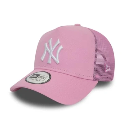 Image of New Era York Yankees MB Trucker Cap Baseball hat Team Logo NY Adjustable Rose