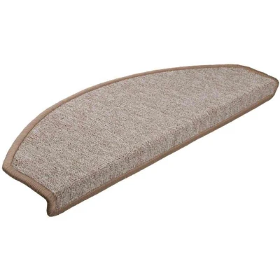 Image of vidaXL Stair Mats 20 pcs Light Brown 65x24x4 cm