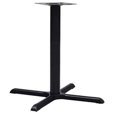 Image of vidaXL Bistro Table Frame Black 76 x 72 cm Cast Iron