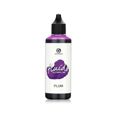 Image of Octopus 100 ml Fluids Alcohol Ink PLUM for fluid art and resin, violett
