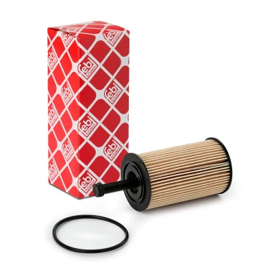 Image of 1109AN, 1109R7, E149104, E149133 Oil Filter FEBI BILSTEIN 26853 with seal ring Insert PEUGEOT: 207 Hatchback, 206 SW