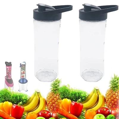 Image of 20oz Blender Cup, Brev Ille Bottles Only, Smoothie Bottle,Blend Active Spare Bottle Cup Replacement,Compatible with Oster Blstpb Blstp2 Models