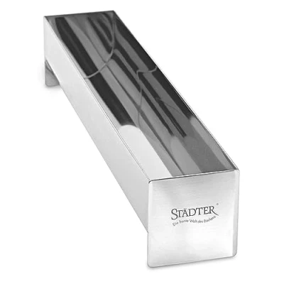 Image of Staedter Half Round Pastry and Terrine Mould, Stainless Steel, Silver, 30 x 6 cm