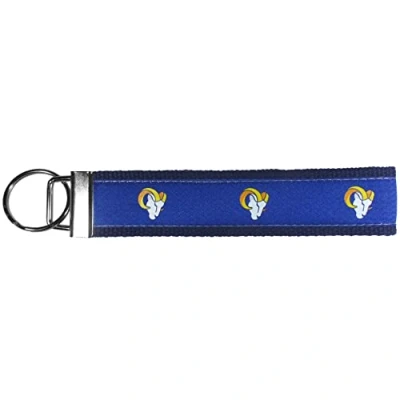 Image of Siskiyou Sports NFL Los Angeles Rams Woven Wristlet Key Chain, One Size, Team Colors