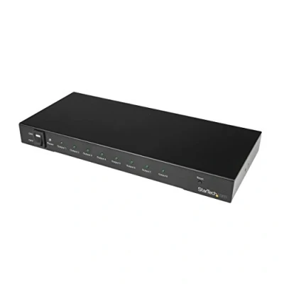 Image of StarTech.com 4K 60hz HDMI Splitter 8 Port HDR Support 7.1 Surround Sound Audio Distribution Amplifier 2.0 (ST128HD20)