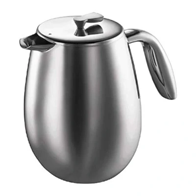 Image of BODUM Columbia 12 Cup Double Wall French Press Coffee Maker, Matt Finish, 1.5 l, 51 oz
