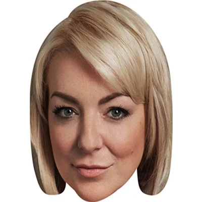 Image of FoxyPrinting Sheridan Smith 2 Celebrity Party Cardboard Face Mask Fancy Dress