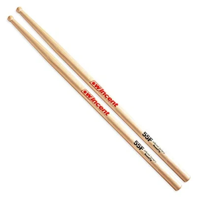 Image of Wincent W 55FRT Round Tip Hickory Drumsticks (pair)